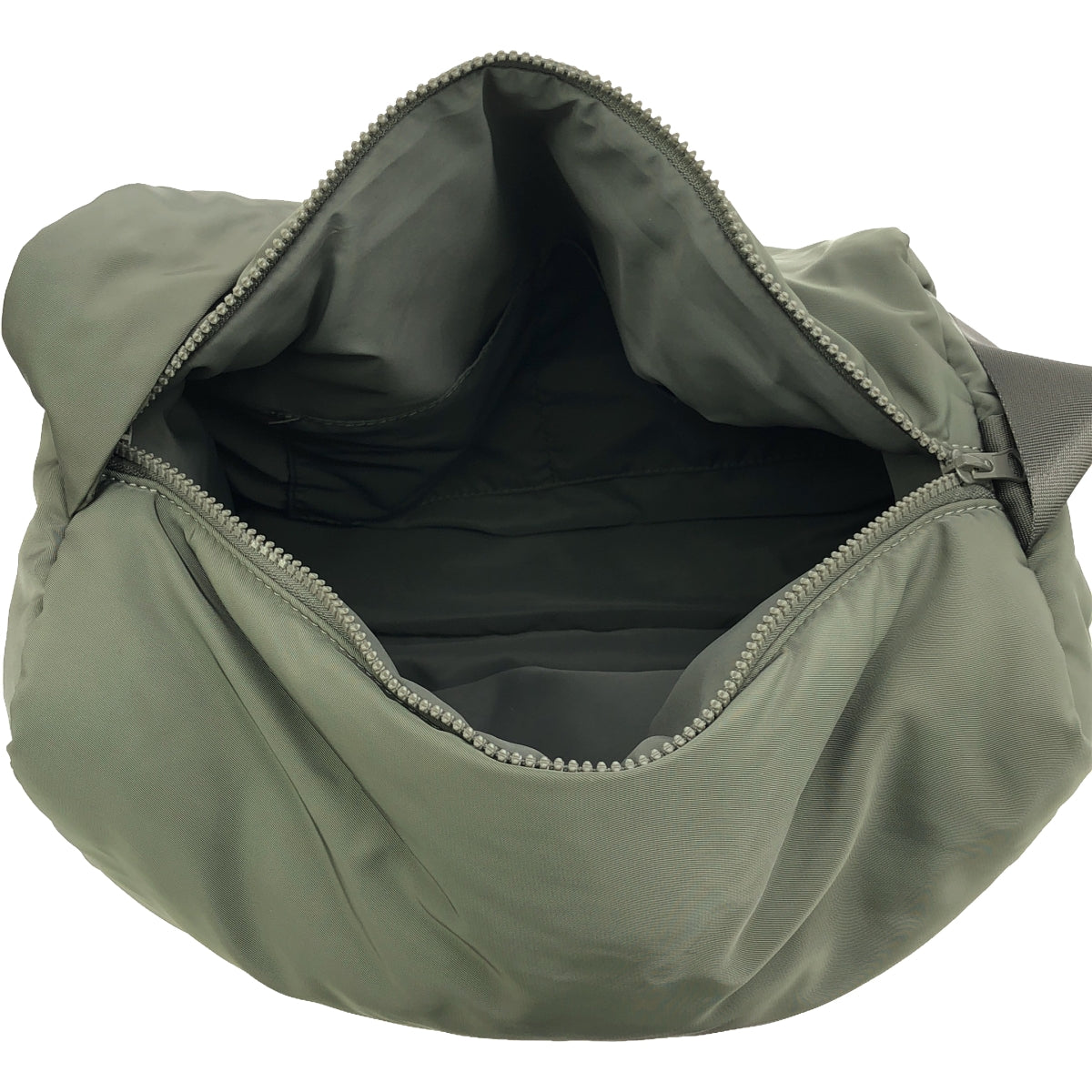 [品相良好] shesay / Shisei |加墊軍用單肩包 |卡其色 |女性的