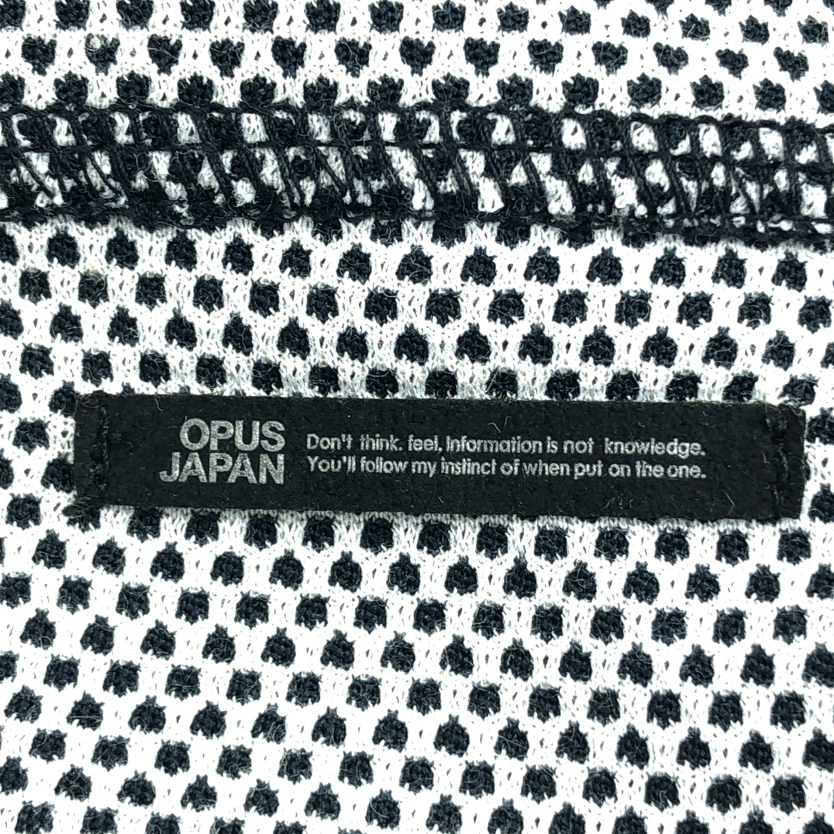 OPUS JAPAN / オーパスジャパン | ハーフジップ パーカー | M-L | ネイビー | メンズ