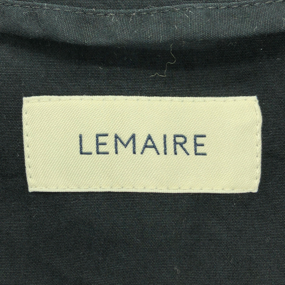 【美品】  LEMAIRE / ルメール | 2025SS | PYJAMA SHIRT コットンポプリン パジャマシャツ | XS | ブラック | メンズ