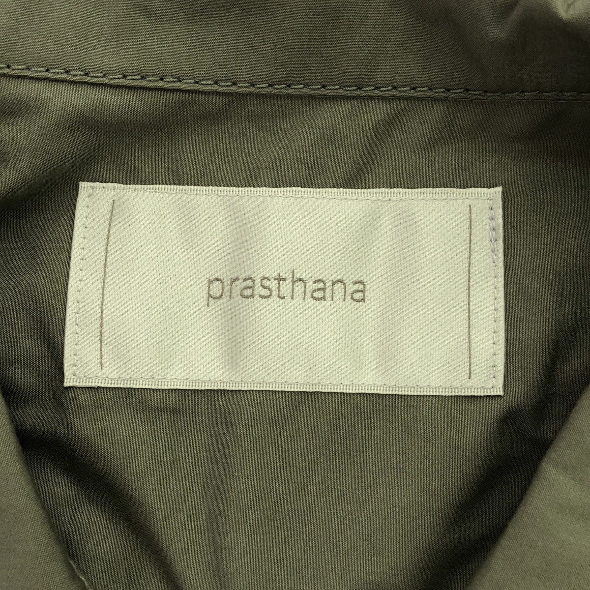 【신품】 prasthana / 프라스타나 | short sleeve work uniform | M | 카키 | 남성