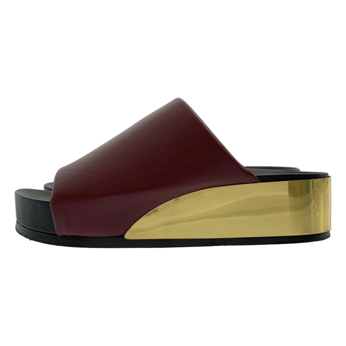 JIL SANDER / ジルサンダー | レザー メタル サンダル | 37 | レディース