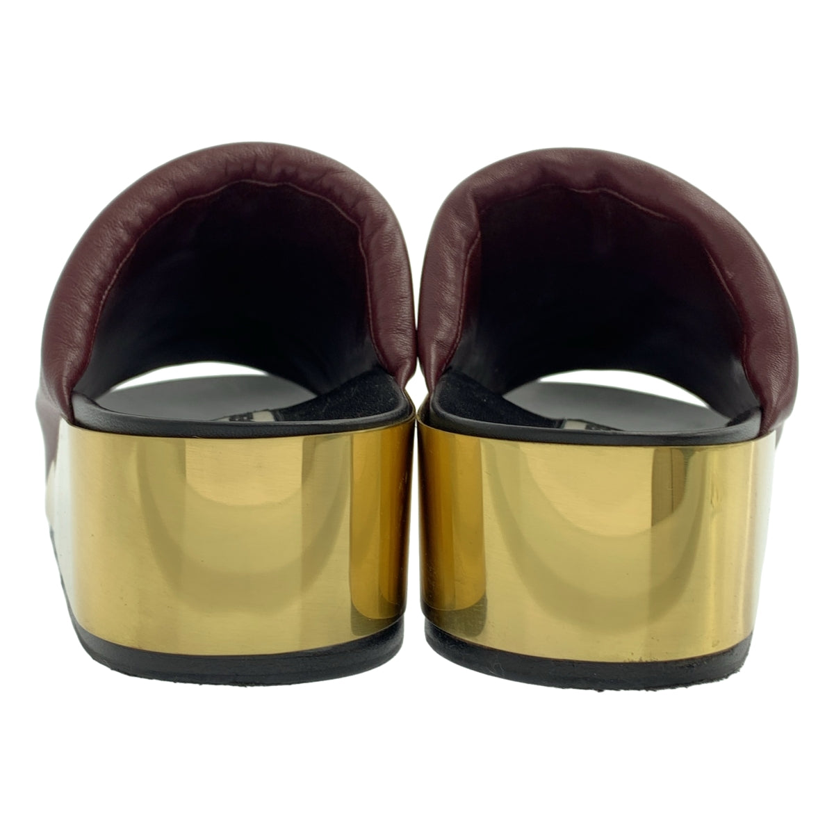 JIL SANDER / ジルサンダー | レザー メタル サンダル | 37 | レディース