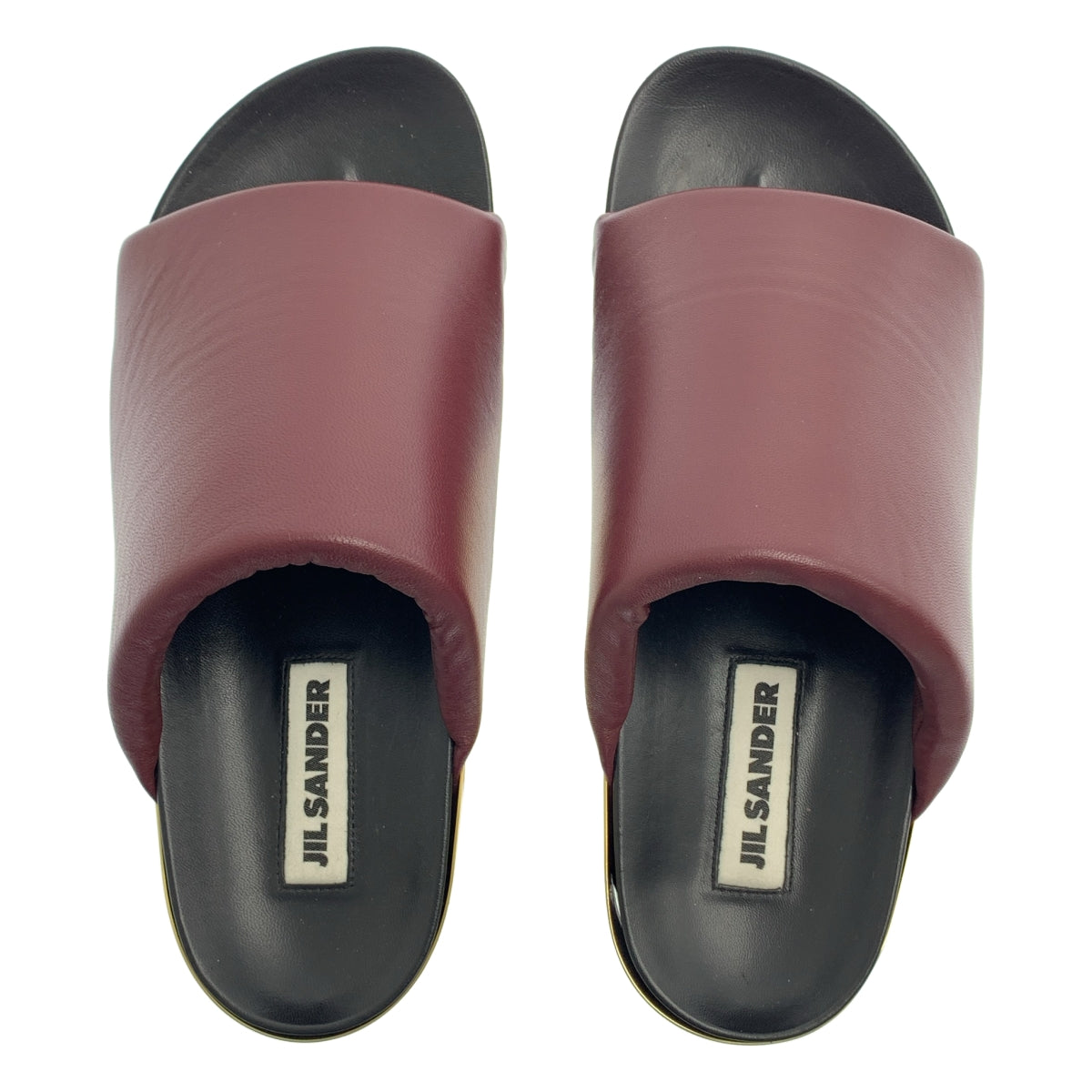 JIL SANDER / ジルサンダー | レザー メタル サンダル | 37 | レディース