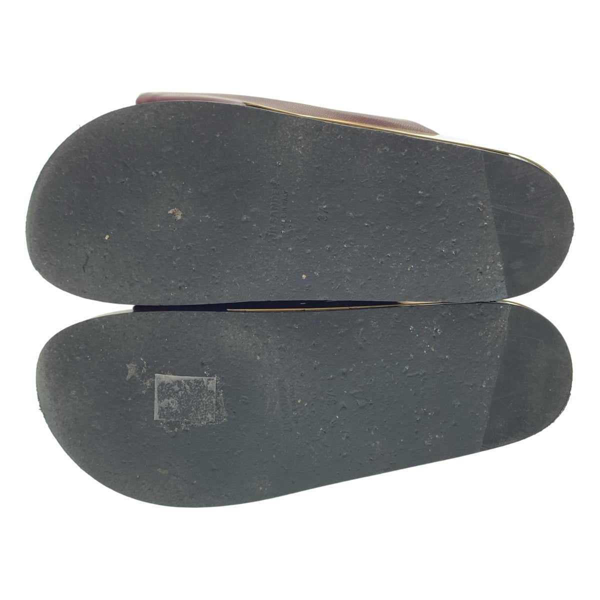 JIL SANDER / ジルサンダー | レザー メタル サンダル | 37 | レディース