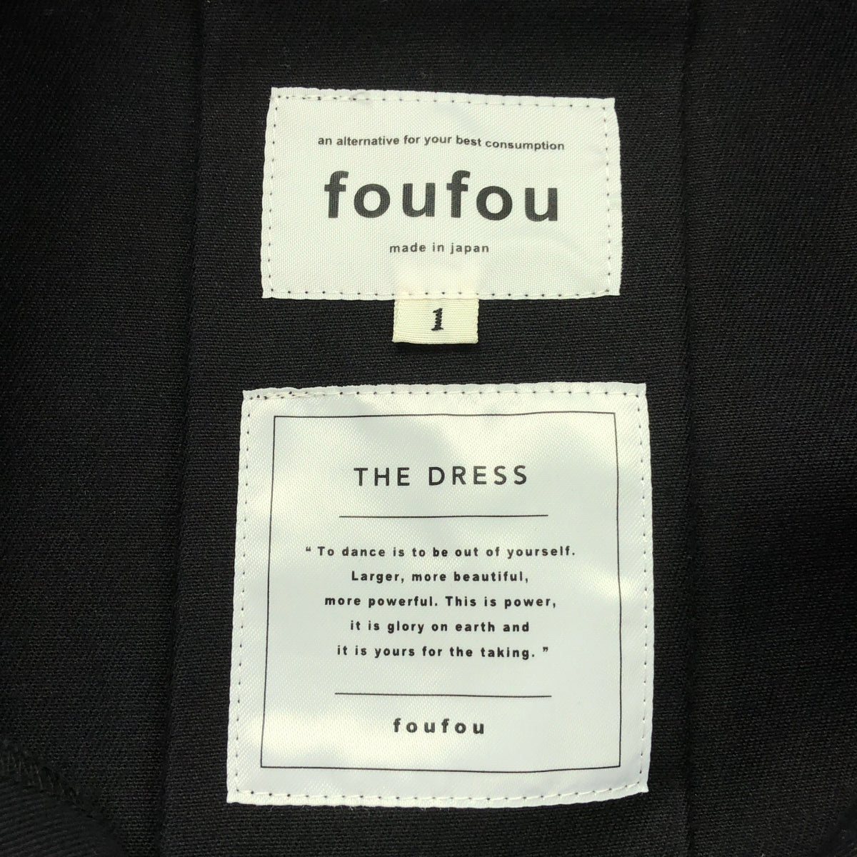 foufou / フーフー | THE DRESS #17 open collar gold button dress オープンカラーゴールドボタンドレス | 1 | レディース