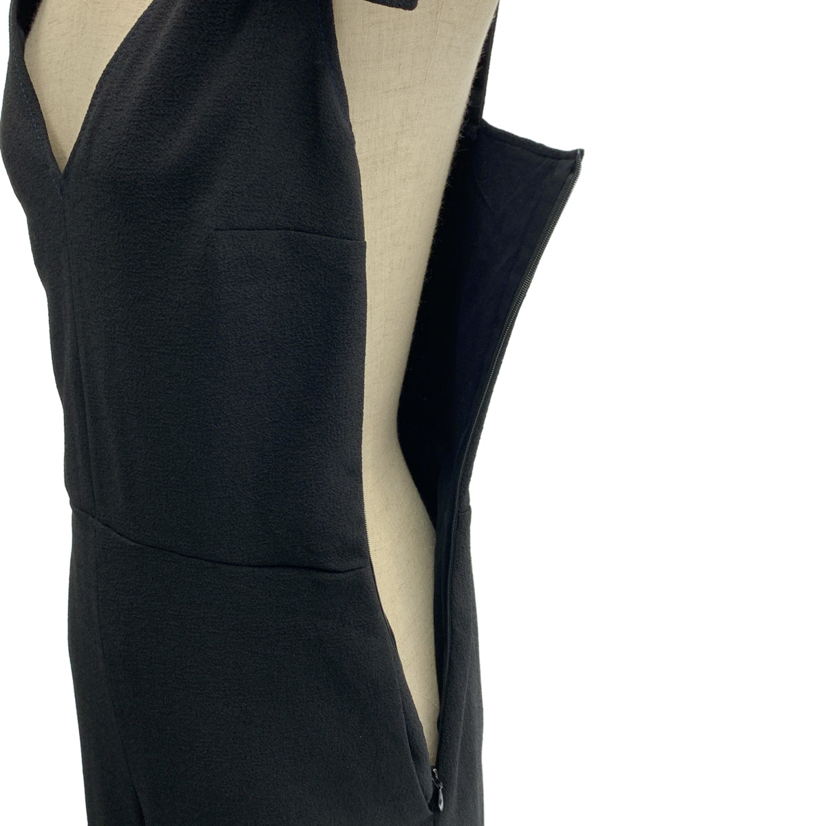 SEE BY CHLOE | 緞帶袖鬆緊後背寬版連身褲 | 尺寸 34 | 女款