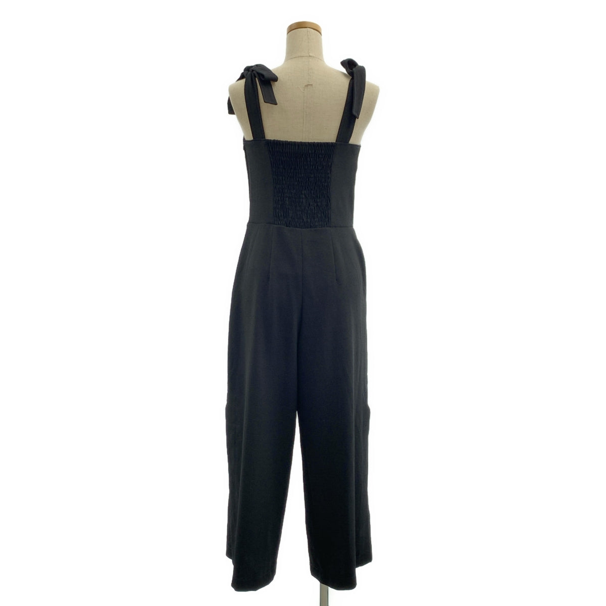 SEE BY CHLOE | 緞帶袖鬆緊後背寬版連身褲 | 尺寸 34 | 女款