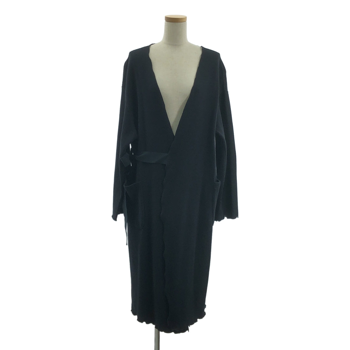 S'YTE YOHJI YAMAMOTO / サイトヨウジヤマモト | バイカラー リバーシブル ガウンコート ジャケット | S | ブラック/グレー | レディース