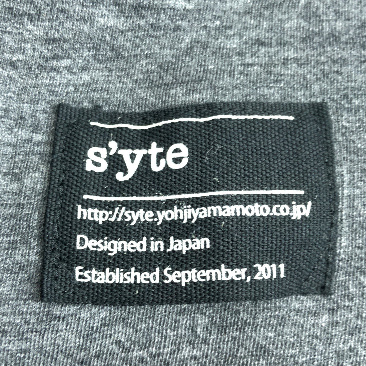 S'YTE YOHJI YAMAMOTO | 雙色雙面長袍外套 | S碼 | 黑色/灰色 | 女款