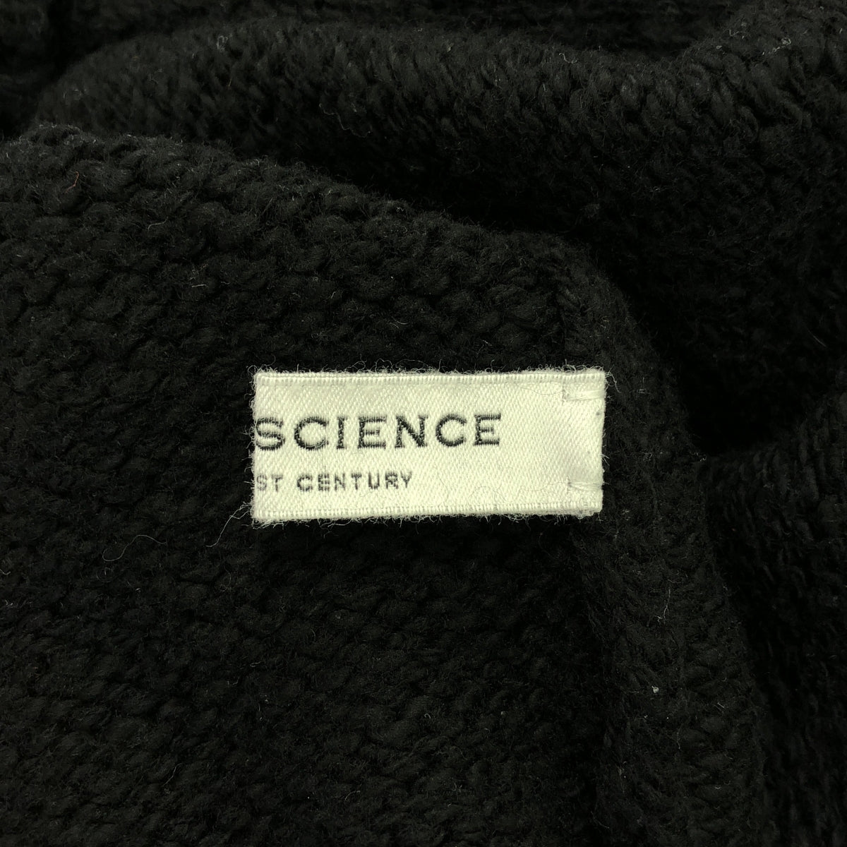 ARTS&SCIENCE / アーツアンドサイエンス | ラグランスリーブ クルーネック カーディガン | ブラック | メンズ
