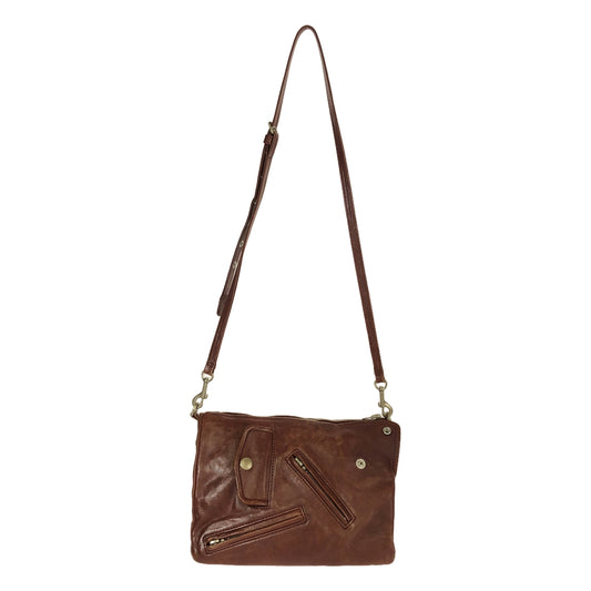 beautiful people | Leather riders shoulder bag |