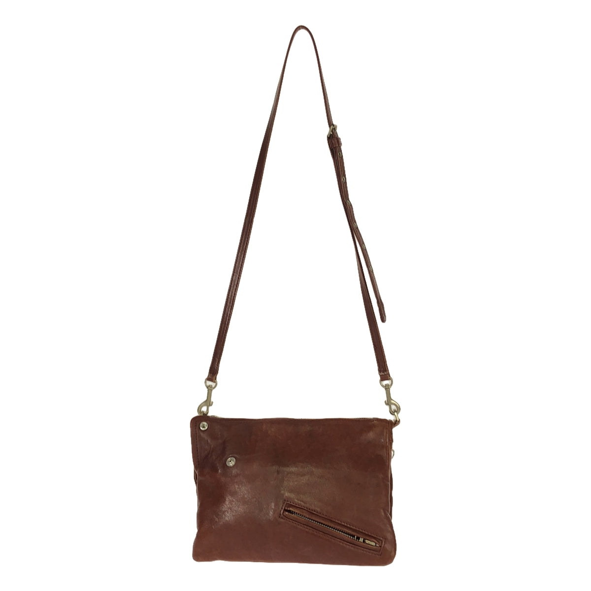 beautiful people | Leather riders shoulder bag |