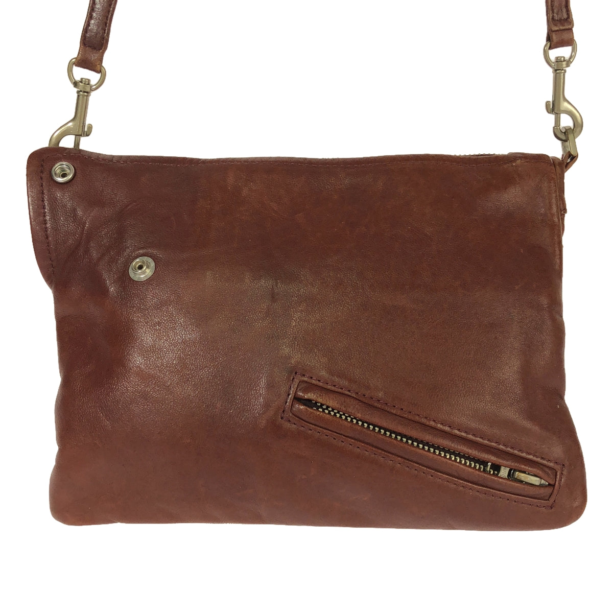 beautiful people | Leather riders shoulder bag |