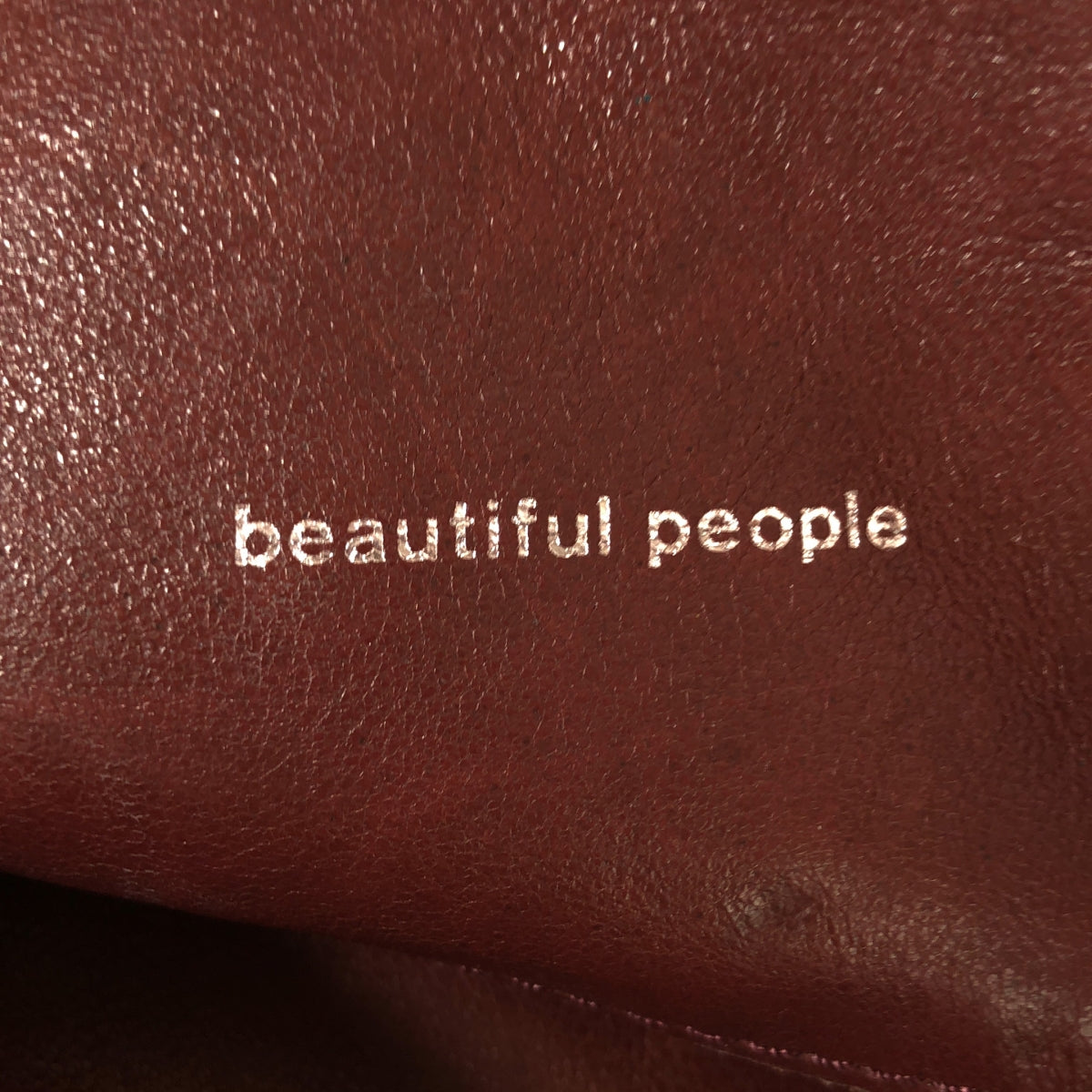 beautiful people | Leather riders shoulder bag |