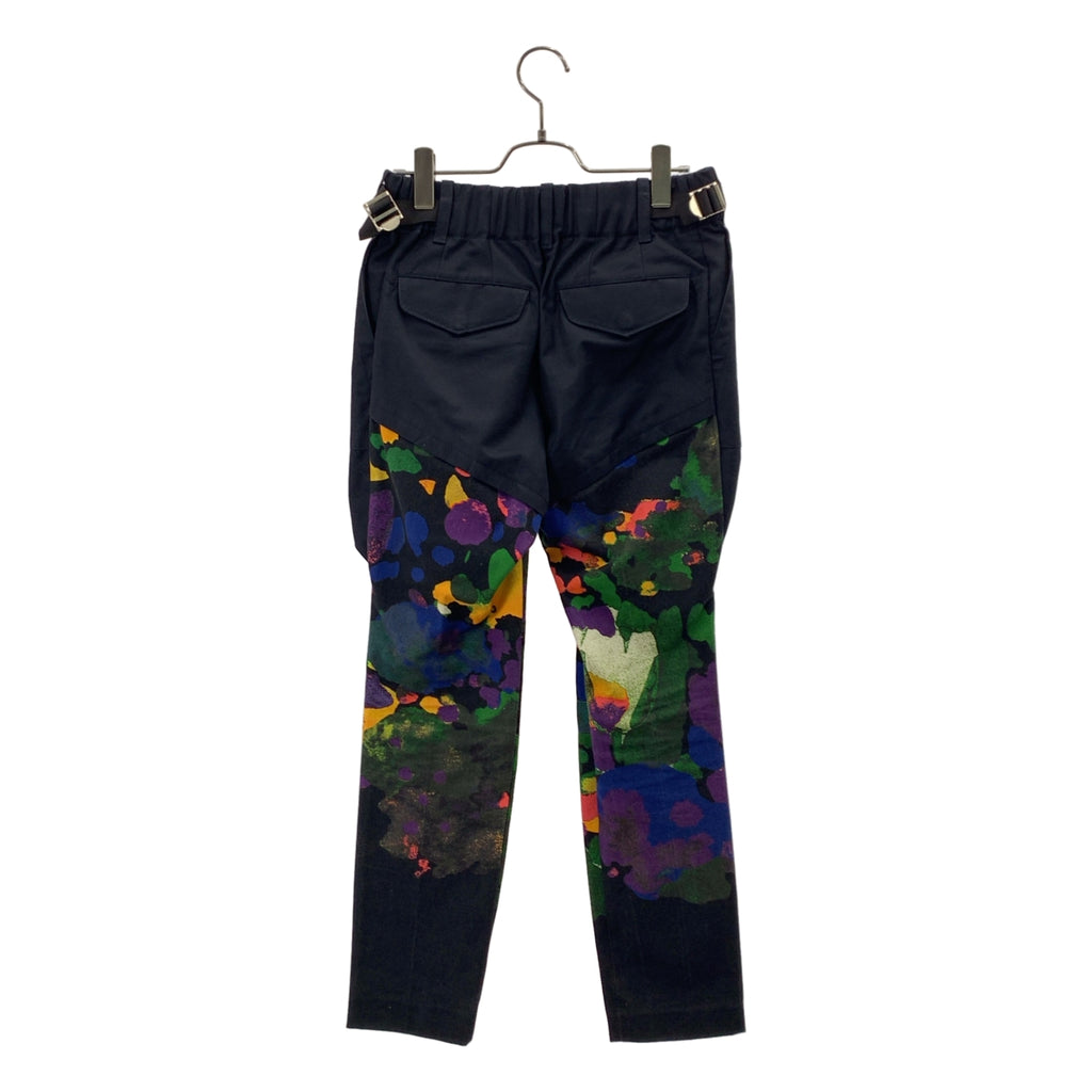 sacai / サカイ | 2019SS | フローラルプリント サイドアジャスターパンツ | 1 | レディース