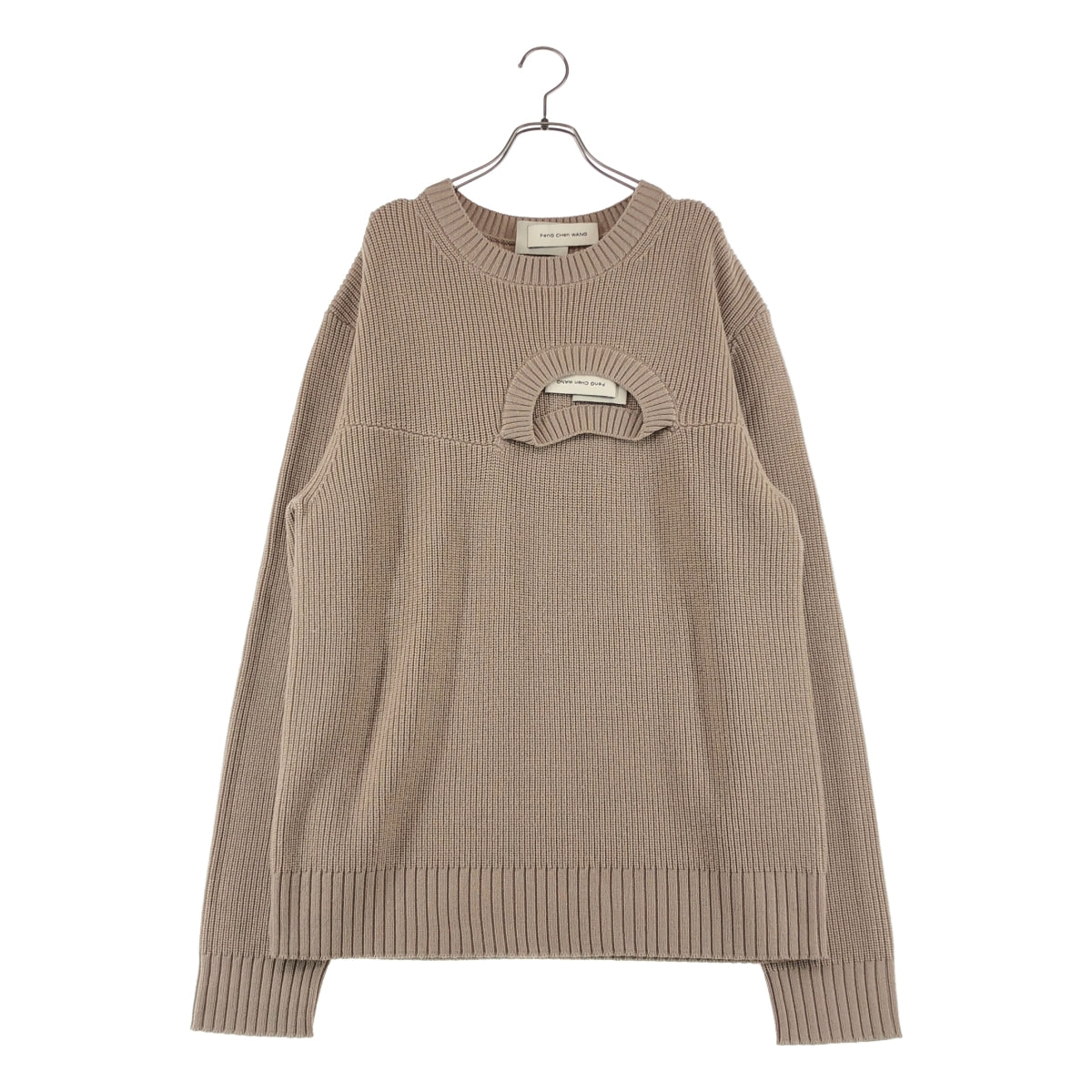 FenG CHen WANG / フェンチェンワン | DOUBLE CREW NECK KNIT ダブルクルーネック ニット | M | メンズ