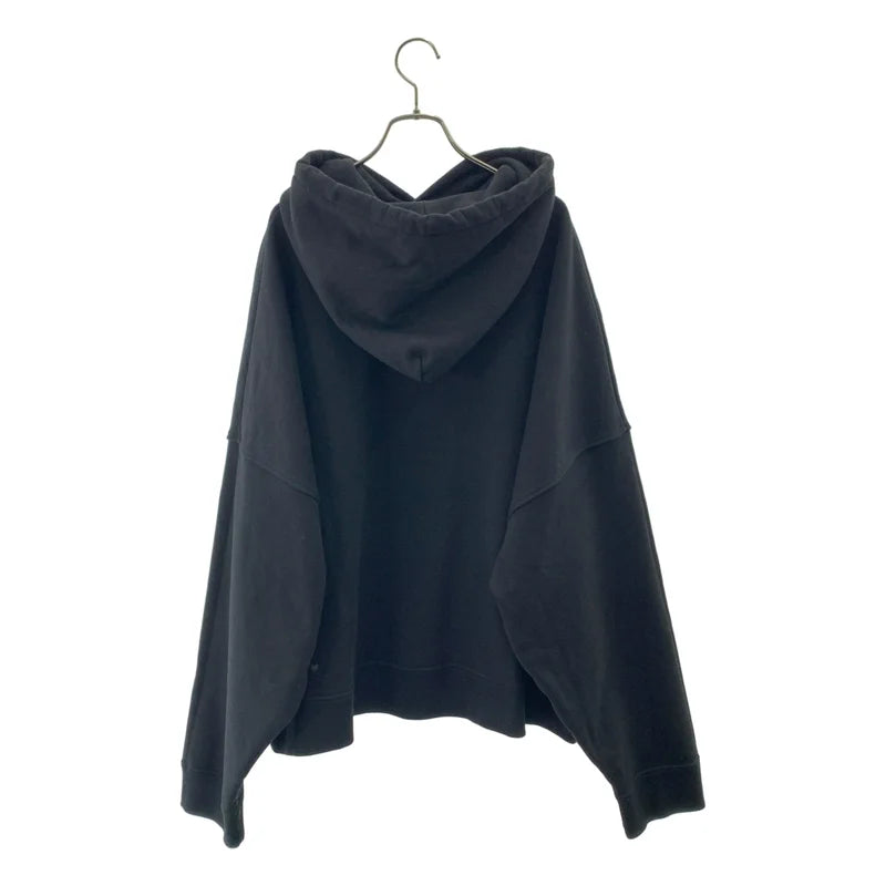 WILLY CHAVARRIA / ウィリーチャバリア | コットン フーデッド トレーナー パーカ | XL | ブラック | メンズ