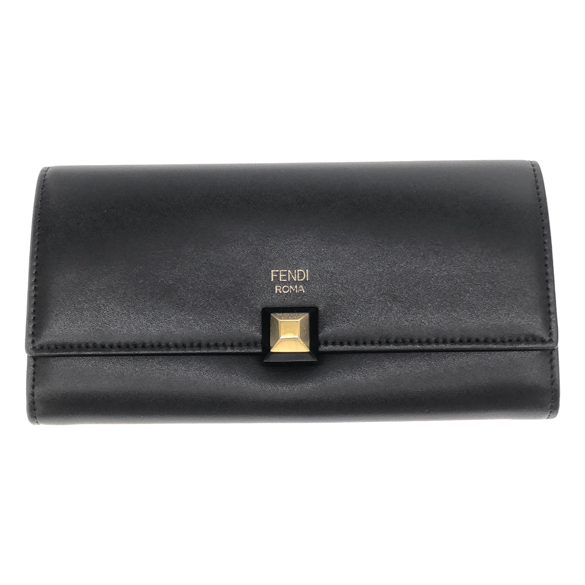FENDI / フェンディ | スタッズ ウォレット 長財布 |