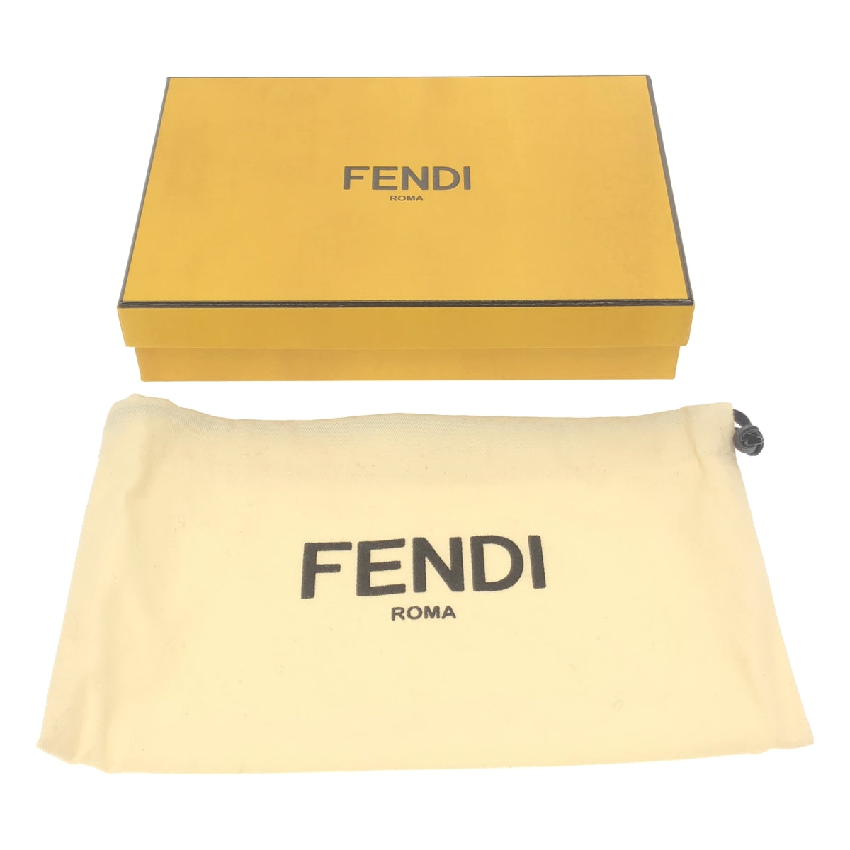 FENDI / フェンディ | スタッズ ウォレット 長財布 |