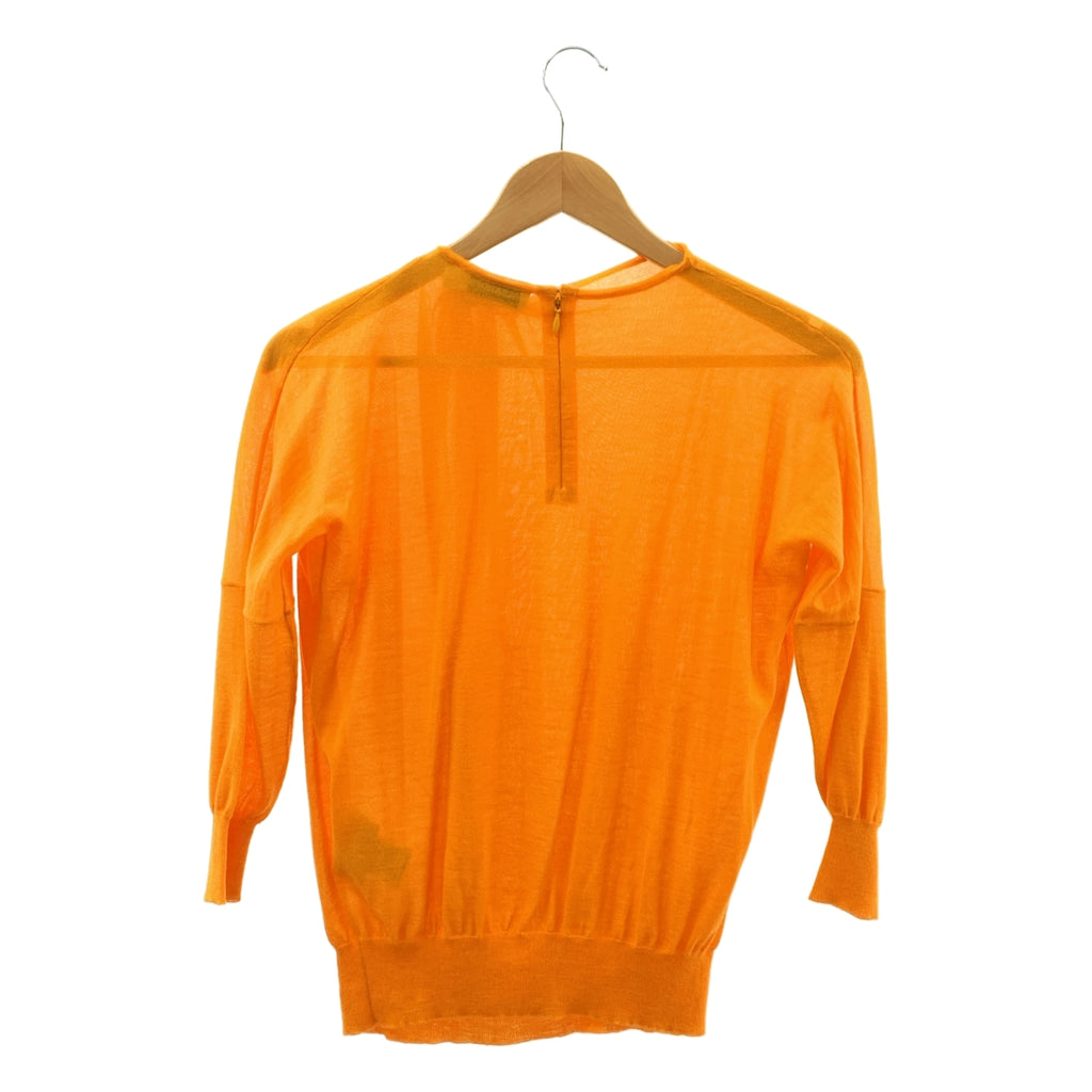 JIL SANDER / ジルサンダー | カシミヤ ハイゲージ ニット | 34 | レディース