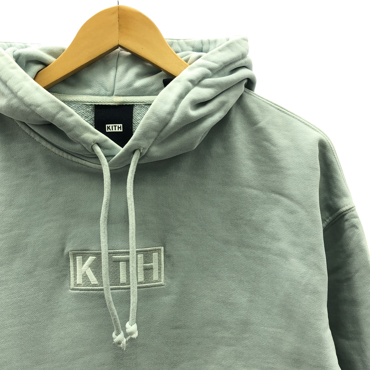 KITH / 키스 | BOXLOGO HOODIE 후드 트레이너 | S | 라이트 블루 | 남성