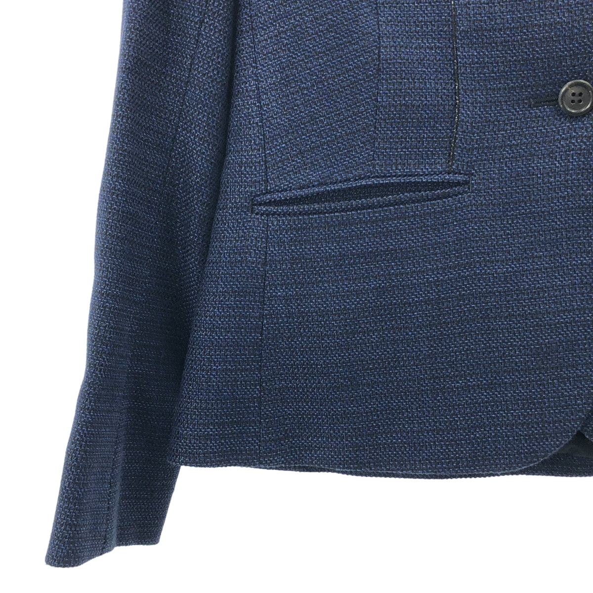 美品】 INDIVI / インディヴィ | セットアップ ツイード ノーカラー