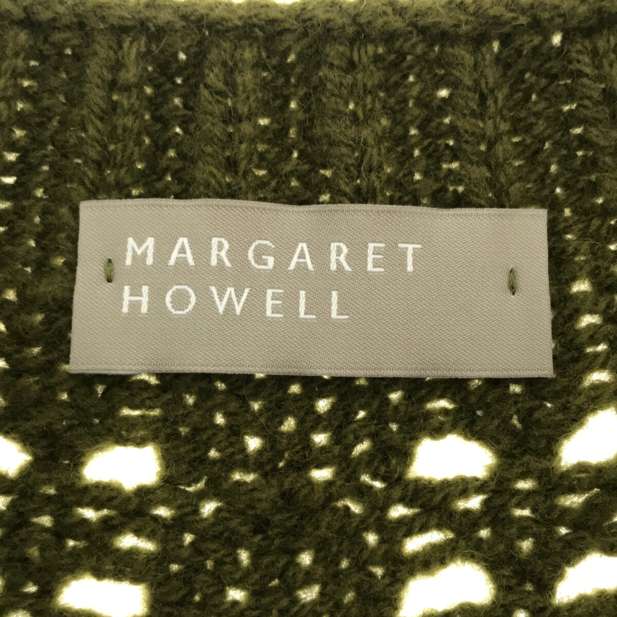 MARGARET HOWELL / マーガレットハウエル | スコットランド製 ウール カシミヤ ミドルゲージ クルーネック ニット | 2 – KLD