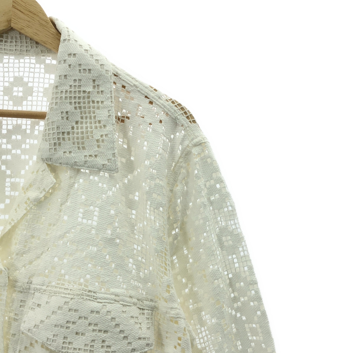 【新品】  AKIRANAKA / アキラナカ | Roberta lace JK レース ジャケット | 2 | ホワイト | レディース