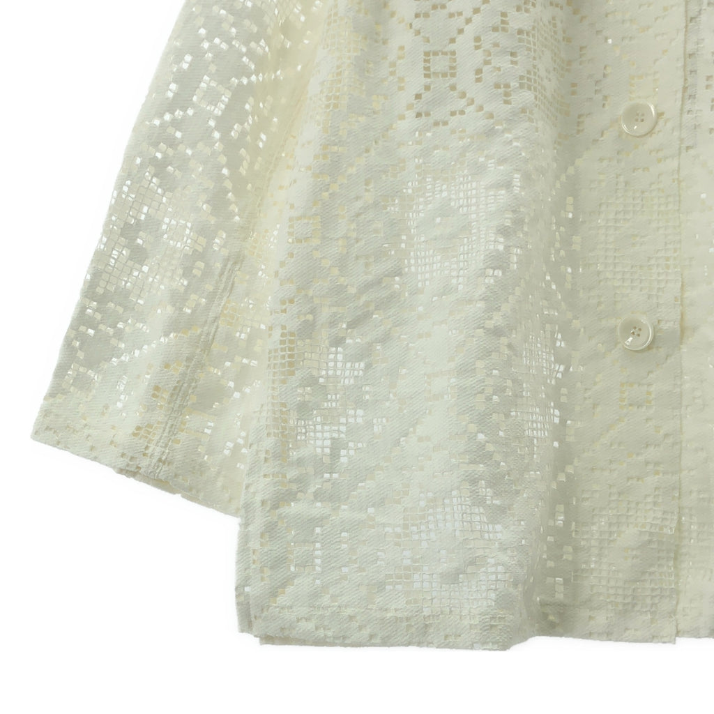 【新品】  AKIRANAKA / アキラナカ | Roberta lace JK レース ジャケット | 2 | ホワイト | レディース