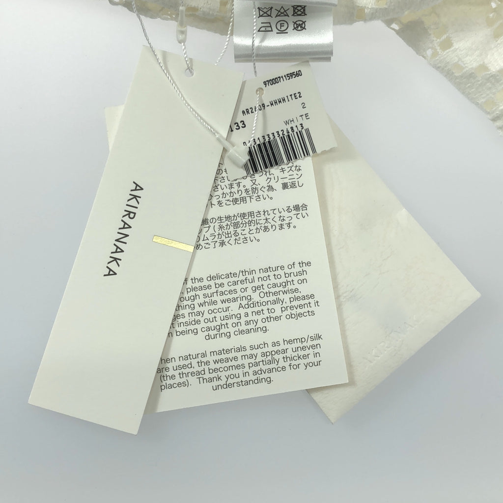 【新品】  AKIRANAKA / アキラナカ | Roberta lace JK レース ジャケット | 2 | ホワイト | レディース