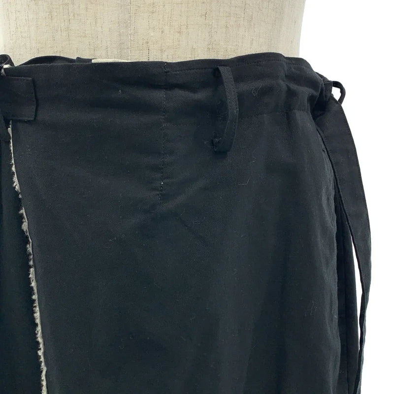 Y's BANG ON! / ワイズバングオン | 2018SS | 2WAY WRAPWAIST PANTS コットン リネン ラップ ワイドパンツ | 3 | メンズ