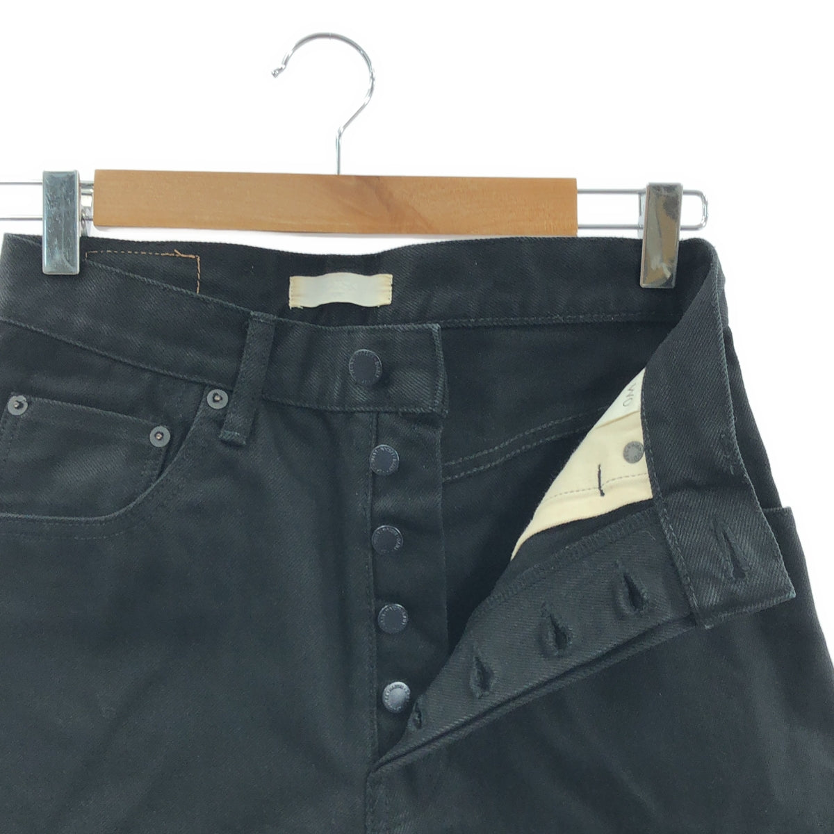 HATSKI / Hatsuki | 寬鬆錐形牛仔褲 | W0 | 黑色 | 男款