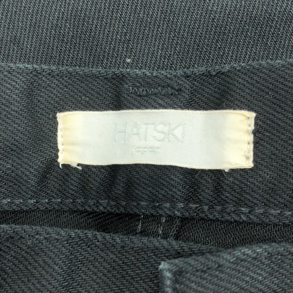 HATSKI / ハツキ | Loose Tapered Denim ルーズ テーパード デニムパンツ | W0 | ブラック | メンズ