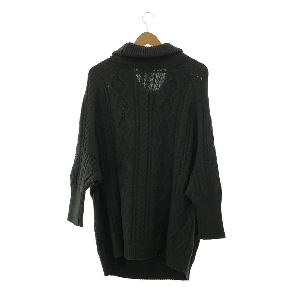 QUEENE and BELLE / クイーンアンドベル | DeuxiemeClasse取扱 タートルネック ケーブルニット | カーキ | レディース