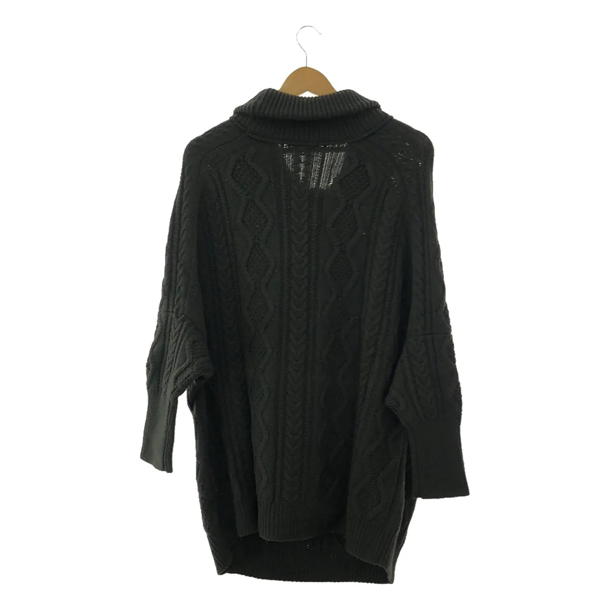 QUEENE and BELLE / クイーンアンドベル | DeuxiemeClasse取扱 タートルネック ケーブルニット | カーキ | レディース