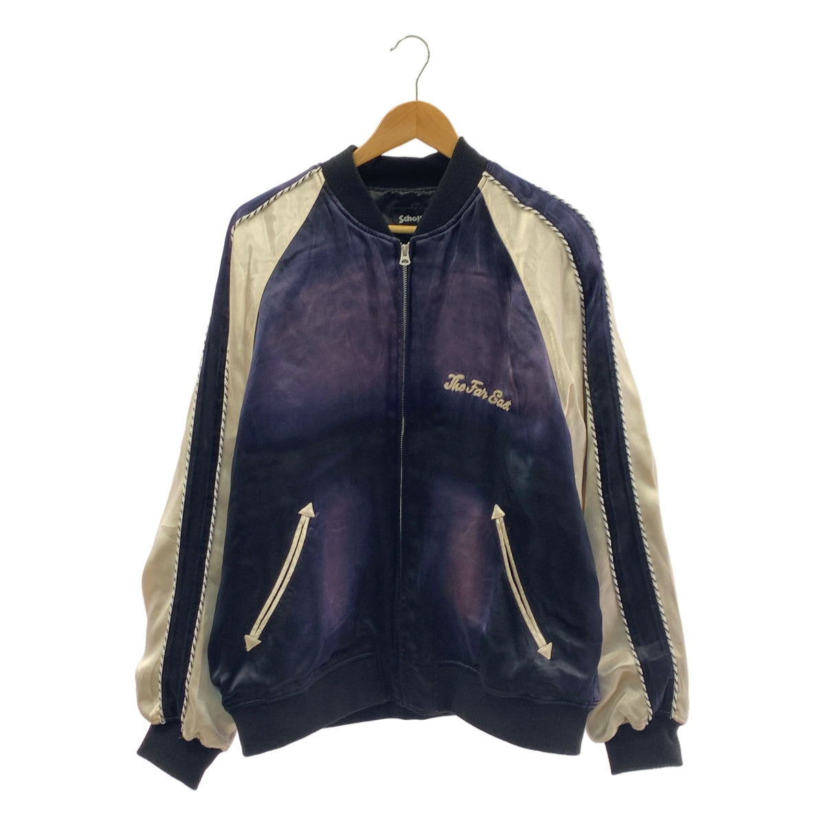 SCHOTT / ショット | 2024SS | AGING SUKA JACKET The Far East / エイジング加工 スカジャケット ブルゾン | L | メンズ