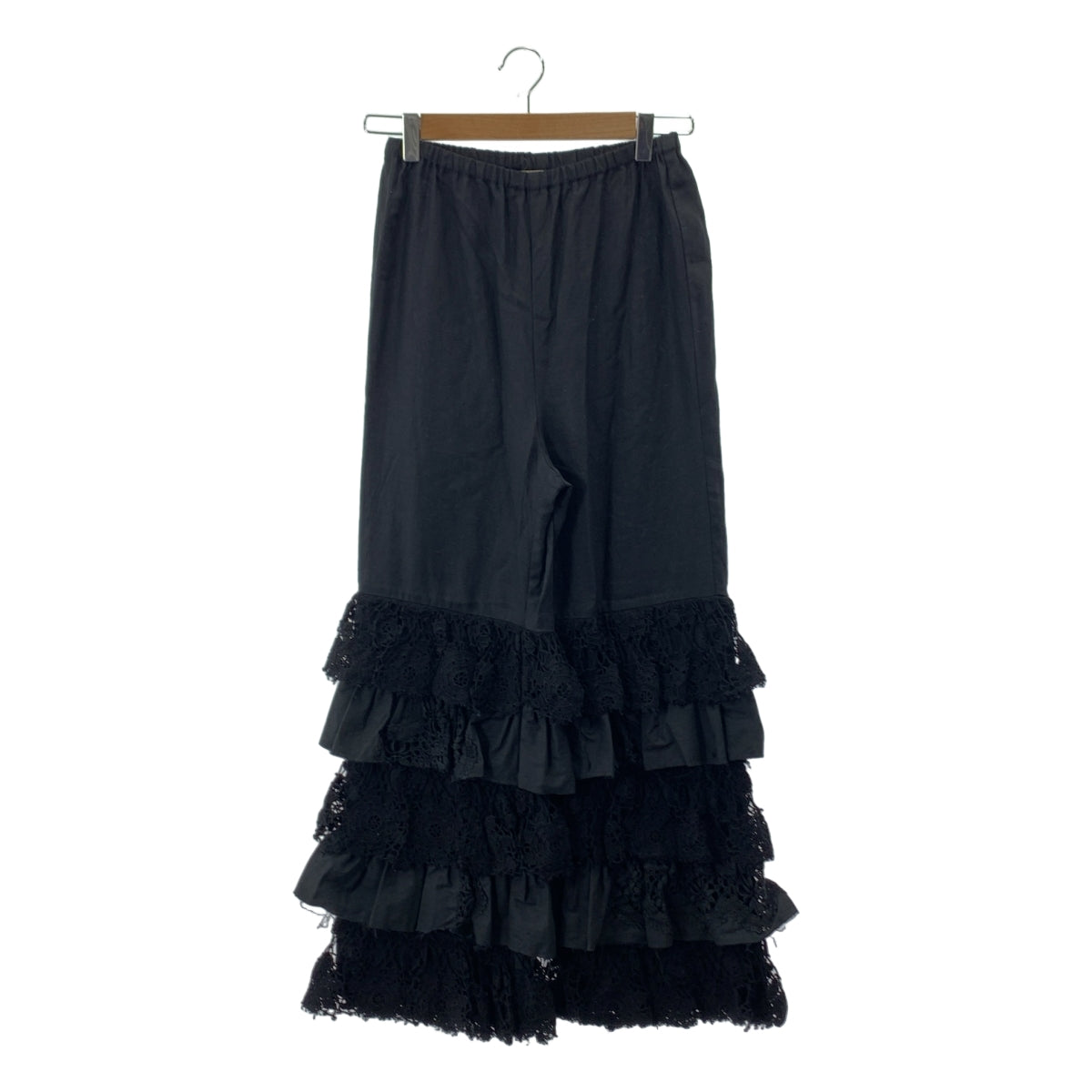 MALION vintage / 마리온 빈티지 | cutwork lace frill 프릴 팬츠 | F | 여성