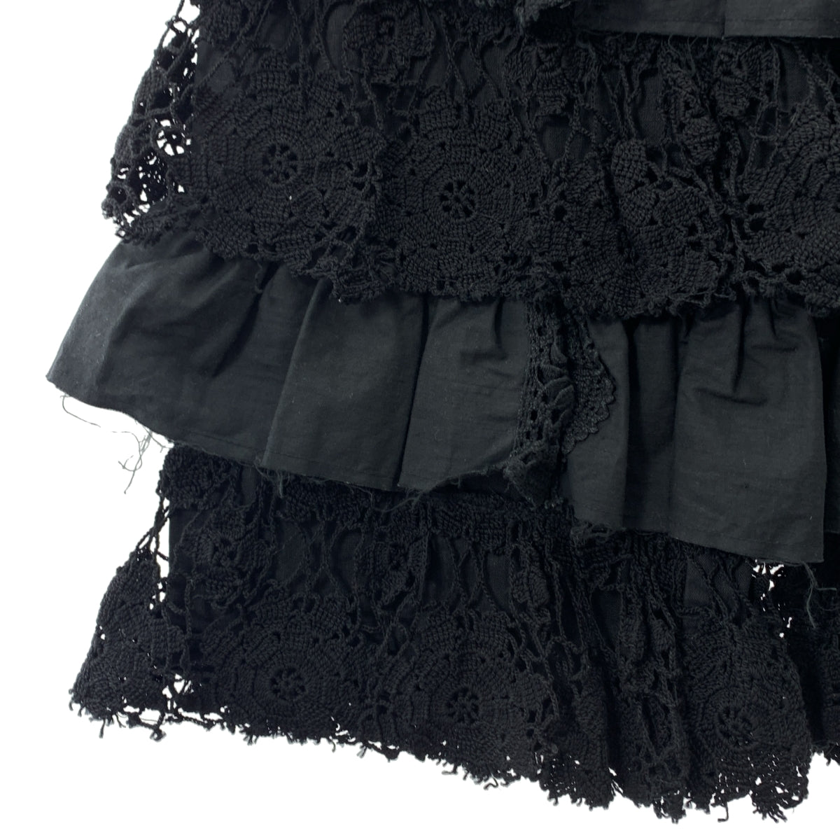 MALION vintage / 마리온 빈티지 | cutwork lace frill 프릴 팬츠 | F | 여성