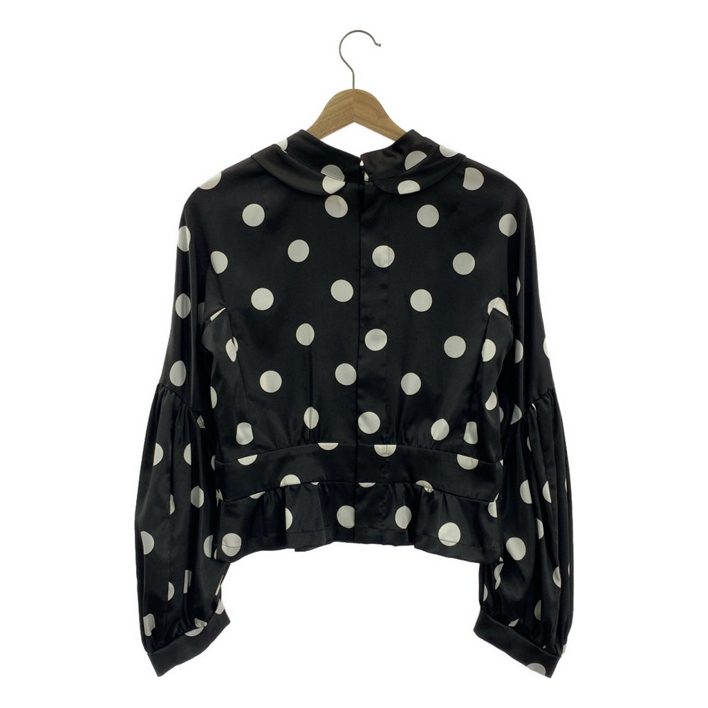 COMME des GARÇONS |圓點緞帶領帶豐袖襯衫| SHOPBOP S 號 |女性的