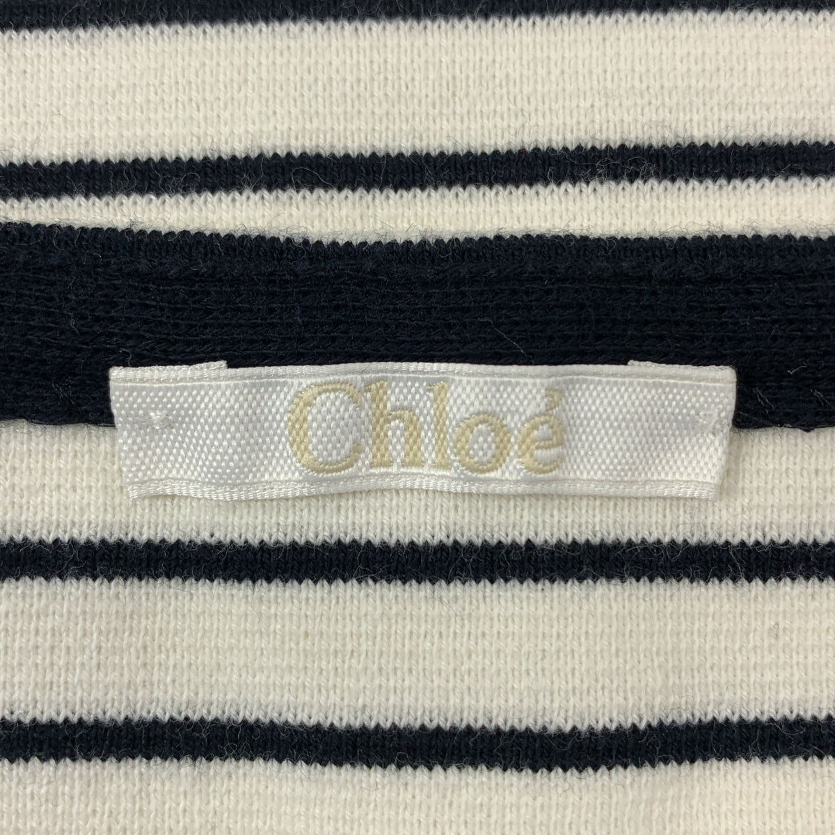 Chloe | 棉質條紋T卹 | XS | 女款