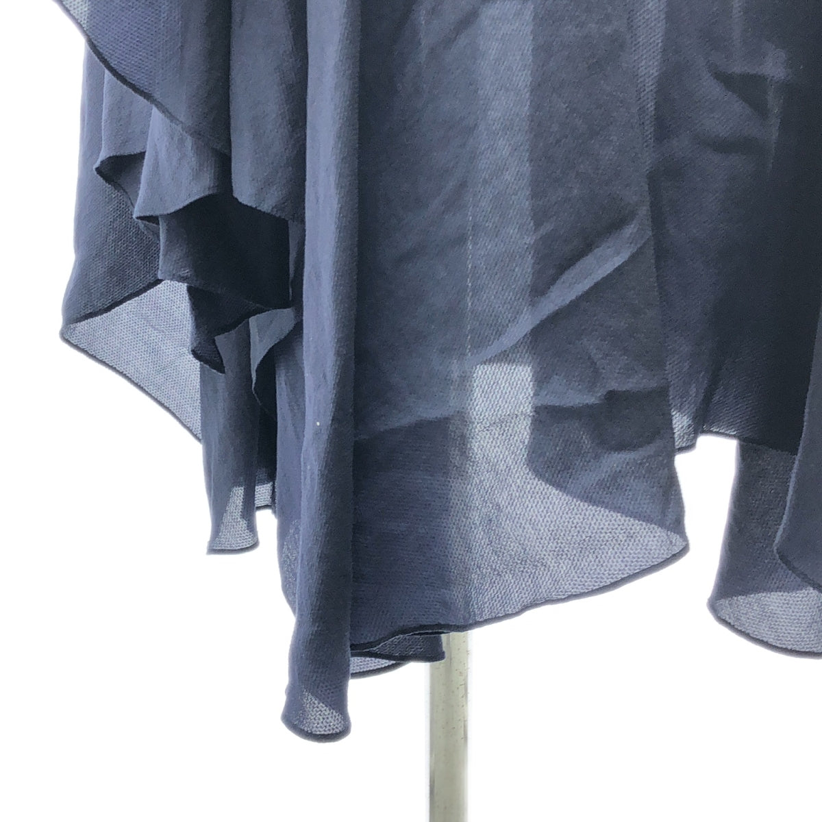 muller of yoshiokubo / ミュラーオブヨシオクボ | レイヤード フリル デザイン ドレス ワンピース | 36 | ネイビー | レディース