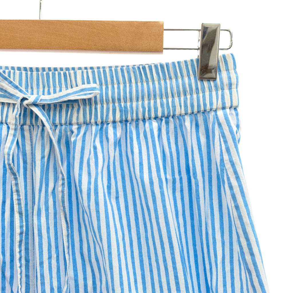 SZ Blockprints / エスゼットブロックプリント | ストライプ ドローストリング ウエストゴム ワイド イージーパンツ | M |