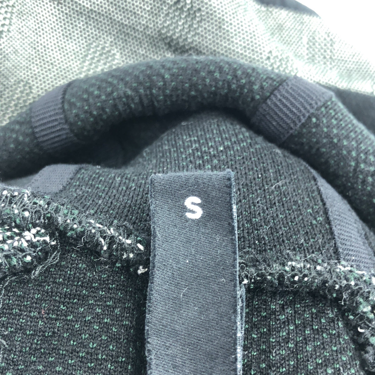 BYBORRE / バイボレ | タートルネック スウェット | S | ブラック / グレー | メンズ