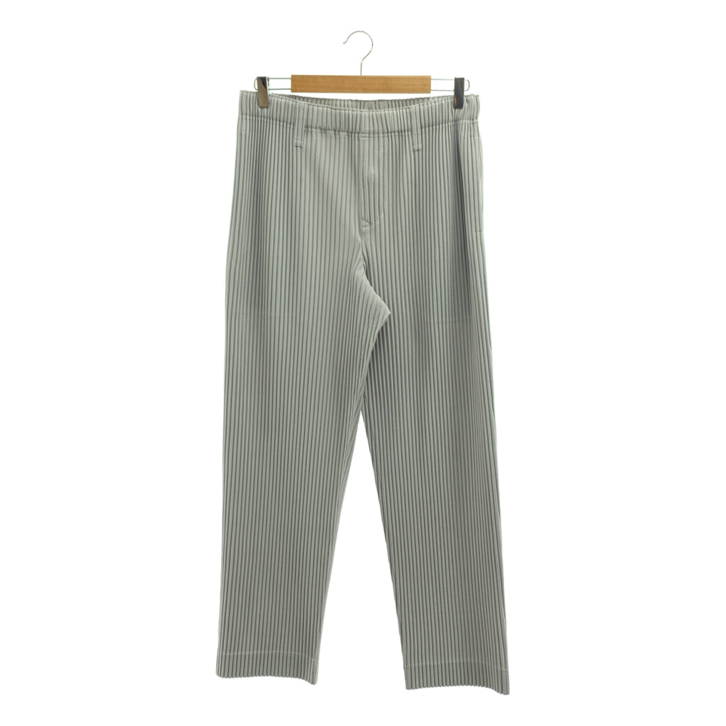 三宅一生 (ISSEY MIYAKE) 褶襉男士休閒褲 | 基本款 / 褶襉彈性腰寬鬆褲 | 3 碼 | 男士