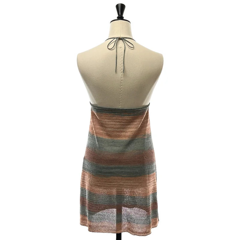 PERVERZE / パーバーズ | Multi-colored Knit Dress キャミソール ワンピース | F | レディース