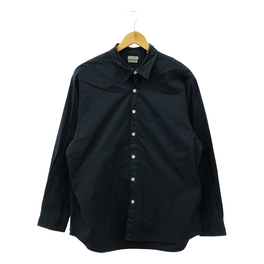 steven alan / 스티븐 알란 | A/DRESS REGULAR COLLAR SHIRT-LOOSE 셔츠 | M | 네이비 | 남성