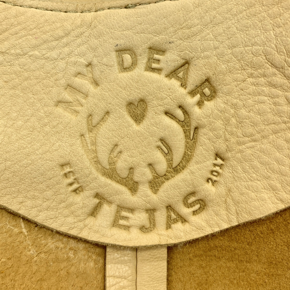 My Dear Tejas / 마이 디어 테하스 | × therapy Pants / Richeards Jacket / 사슴 가죽 가죽 엠블로이드 프린지 노 컬러 재킷 |