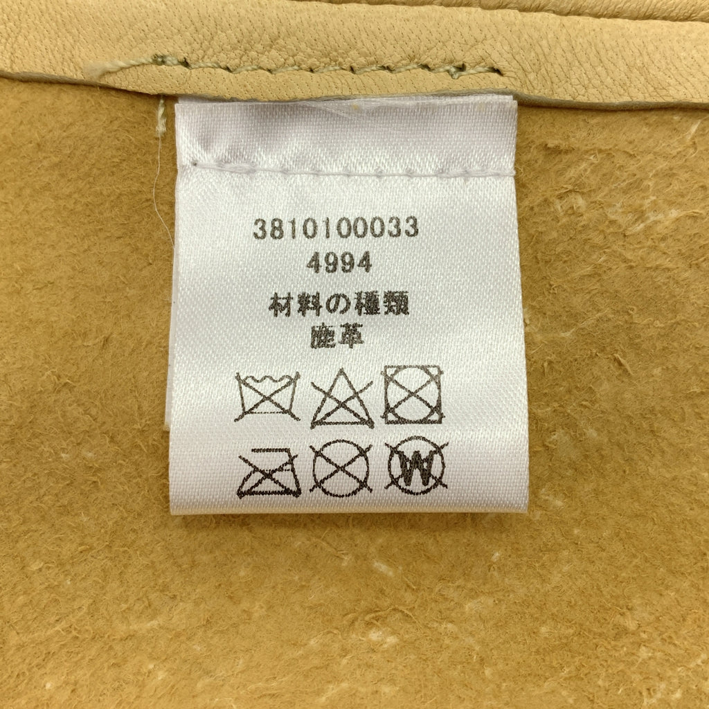 My Dear Tejas / 마이 디어 테하스 | × therapy Pants / Richeards Jacket / 사슴 가죽 가죽 엠블로이드 프린지 노 컬러 재킷 |