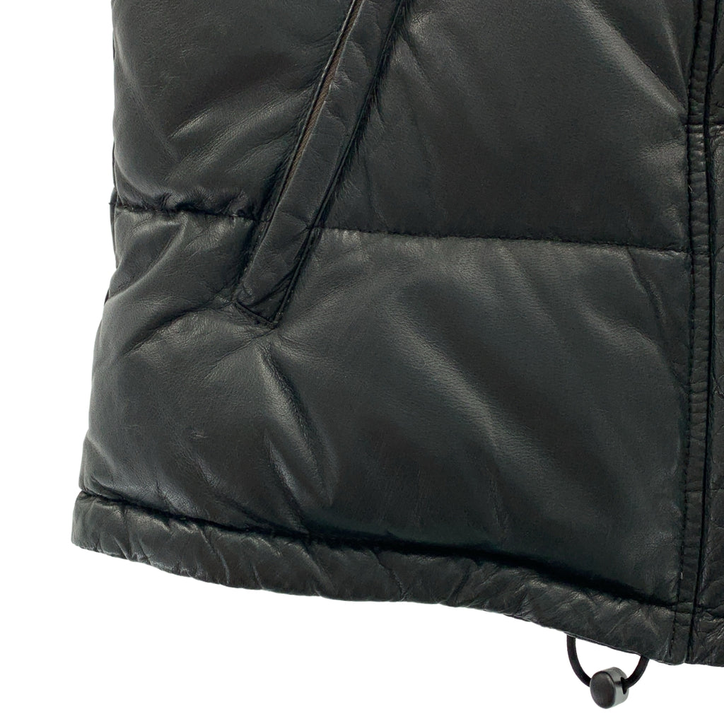 mando / 맨드 | 래빗 퍼 디어 스킨 가죽 다운 베스트 | 38 |