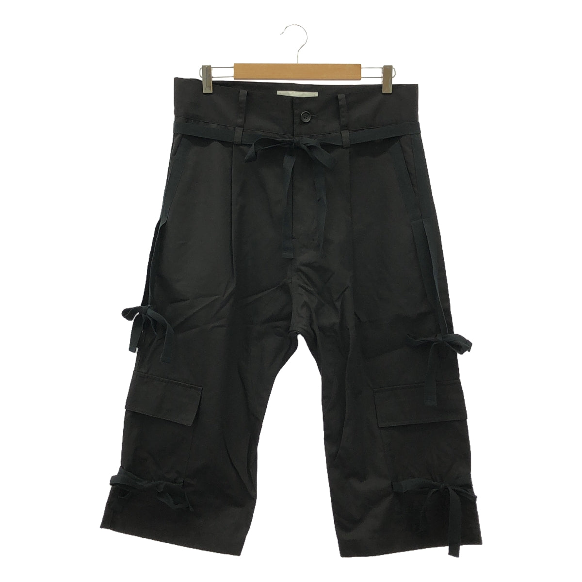 [New] prasthana / Prasthana | Hang strings cargo trousers / Pants | S | Black | Men's